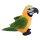 Papagei orange als Kuscheltier - ca. 25 cm