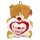 I love you Teddy mit Herz - ca. 30 cm