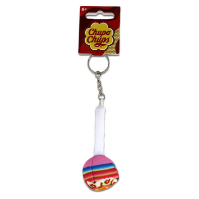 Chupa Chups Schlüsselanhänger aus Plüsch - ca. 8 cm