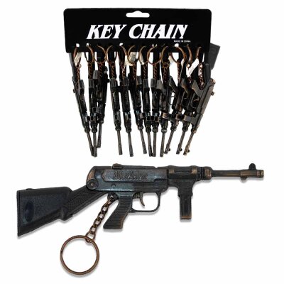 Schlüsselanhänger Gewehr mit Klickfunktion -...