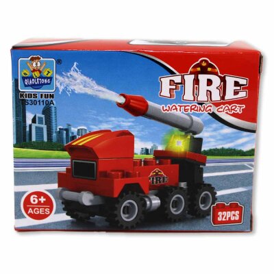 Feuerwehr Bausteine Mini Fahrzeuge