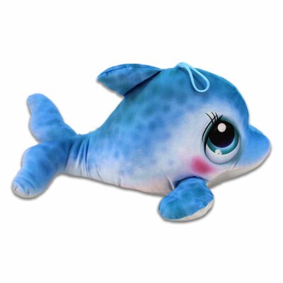 Kuscheltier blauer Delfin - ca. 30 cm