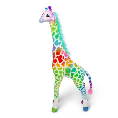 Plüsch Giraffe groß 150 cm "Rainbow"