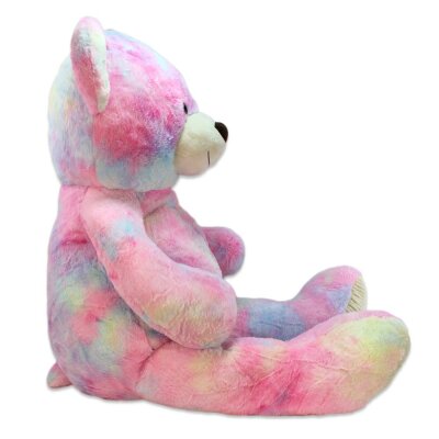 Teddy Bär rosa Muster XXL - ca. 130 cm