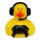 Gaming Ente Quietscheente - ca. 5 cm