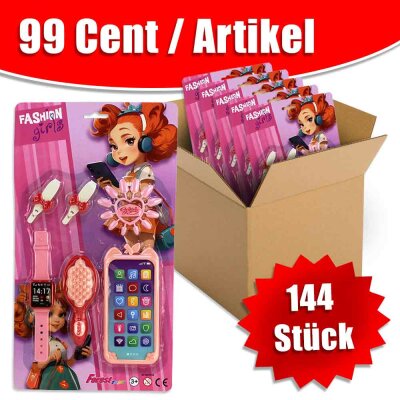 144x Spielzeug Telefon Kinder mit Accessoires im Umkarton