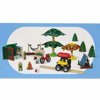 Fisher Price Wonder Makers Holzsteine "Camping"