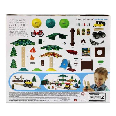 Fisher Price Wonder Makers Holzsteine "Camping"