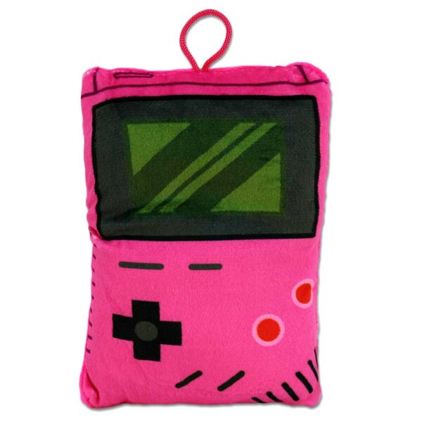 Plüsch Controller pink 90er Motiv - ca. 18 cm