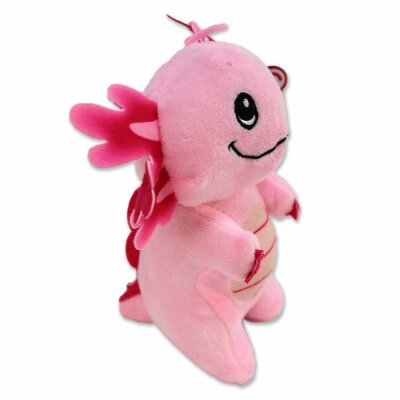 Rosa Axolotl Kuscheltier - ca. 18 cm