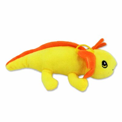 4er Set Axolotl Kuscheltier liegend - ca. 19 cm