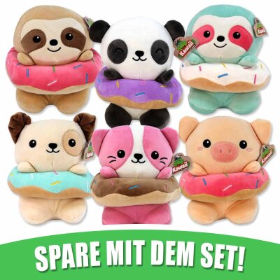 Donut Tiere als Kawaii Plüsch - ca. 23 cm