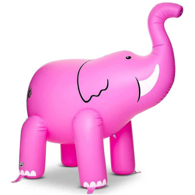Rasensprenger Elefant in pink ca. 2,10 m groß