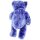Teddybär Blau XXL mit Goldener Nase - ca. 80 cm