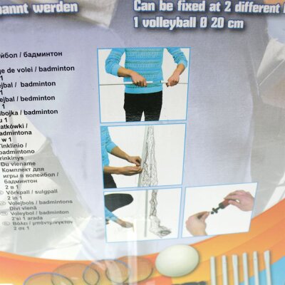 Badminton Volleyball Set - 9-teilig