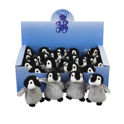 Pinguin aus Pl&uuml;sch ca. 10 cm im Display