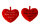 Herzkissen aus Plüsch - rot - Du bist das Beste was mir je passiert ist in schwarz aufgestickt - Größe 22 cm
