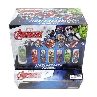 Marvel Avengers Überraschungsei, inkl. Fingerskateboard und Sticker