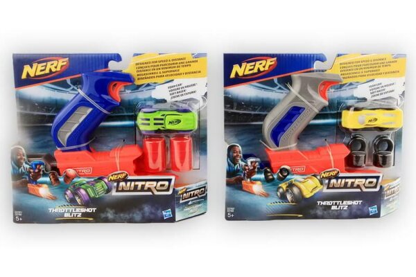 Hasbro NERF NITRO THROTTLESHOT BLITZ Blaster Spielzeugauto 