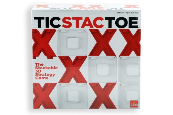 Tic Tac Toe als Tic Stac Toe, das weltbekannte Spiel als 3D Version