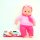 "My Lovely Baby", liebenswertes Baby, mit Sound, mit pinker Kleidung, kuschelig, ab 3 Jahre, 30 cm
