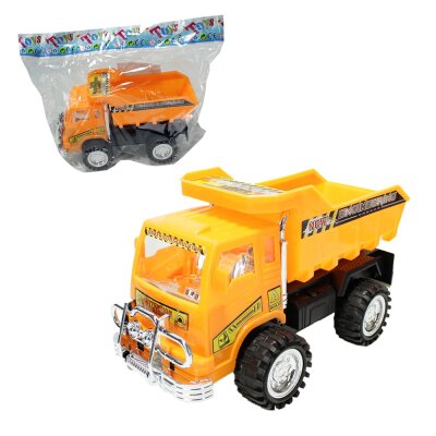 Spielzeug LKW für Kinder "orange" - ca. 22 cm