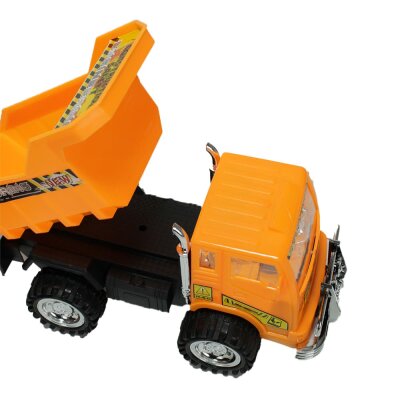 Spielzeug LKW für Kinder "orange" - ca. 22 cm