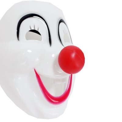 Horror Clown Maske im Beutel verpackt