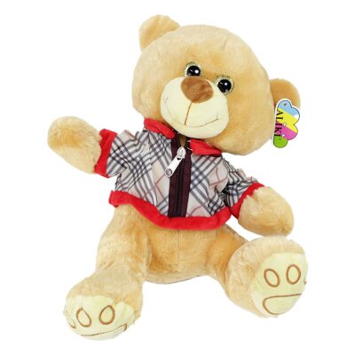 Teddybär mit Jacke - ca. 25 cm