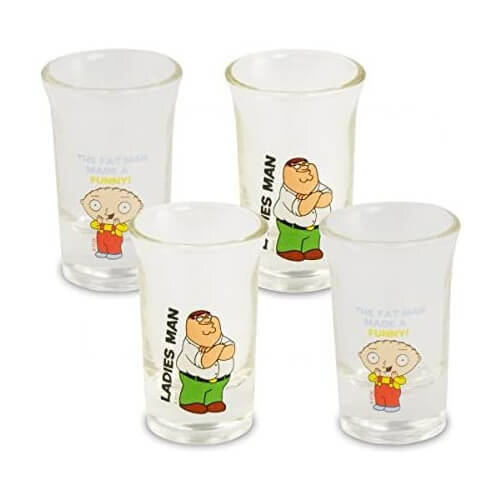 Family Guy - 4er Set Schnapsglas