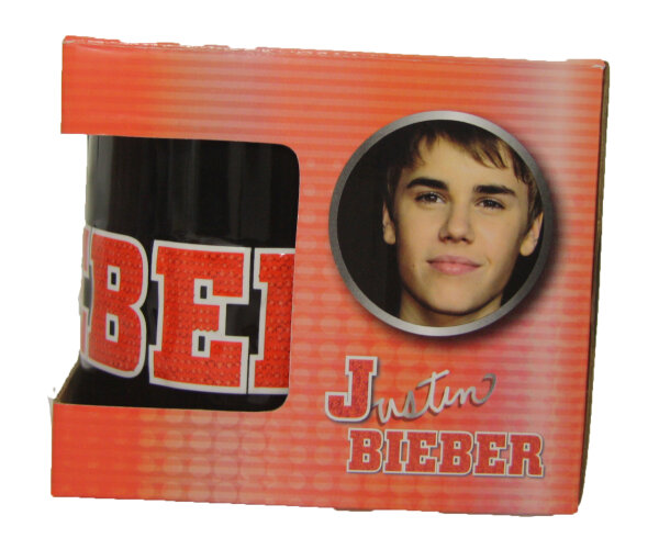 Justin Bieber Becher 3D 12x10cm