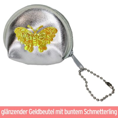 Schmetterling Geldbeutel für Kinder - ca. 7cm