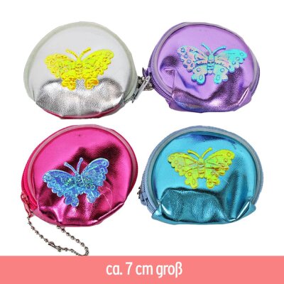Schmetterling Geldbeutel für Kinder - ca. 7cm