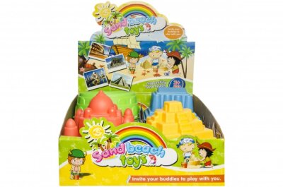 Sandburg Spielzeug Form für Kinder - 4fach sortiert