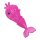 Wasserspritzer im Meerjungfrauendesign 2fach sortiert in pink und lila. Die Meerjungfrauen sind ca.