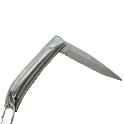 Taschenmesser Anhänger silber Schlüsselkette - ca. 8 cm