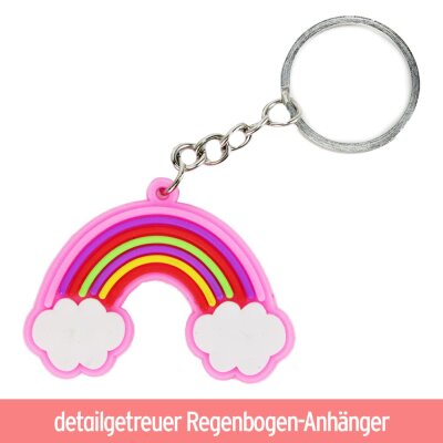 Regenbogen Schlüsselanhänger - ca. 9 cm