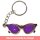 Schlüsselanhänger Brille - verschiedene Sonnenbrillen - ca. 6 cm