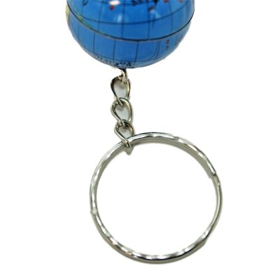 Mini Globus Schlüsselanhänger aus Metall - ca. 2,5 cm