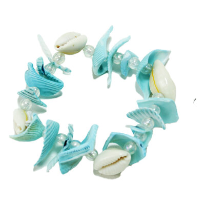 Muschelarmband mit Perlen - 8fach sortiert - im Beutel