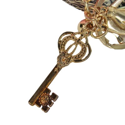Schlüsselanhänger Bommel aus Plüsch - ca. 8 cm