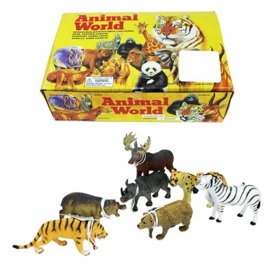 Zootiere Figuren Spielzeug  - jeweils zwischen 10 und 15 cm
