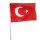 Türkei Flagge an Holzstab - ca. 73 cm