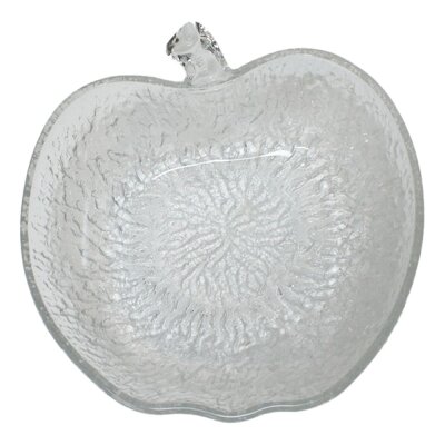 Apfel Glasschale 22x19x8 cm