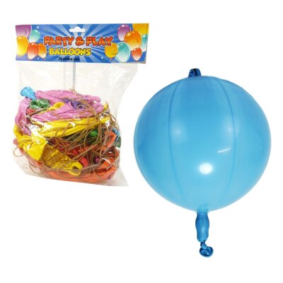 Party Ballons, 25 St&uuml;ck, mit Gummiband, bunt im Beutel