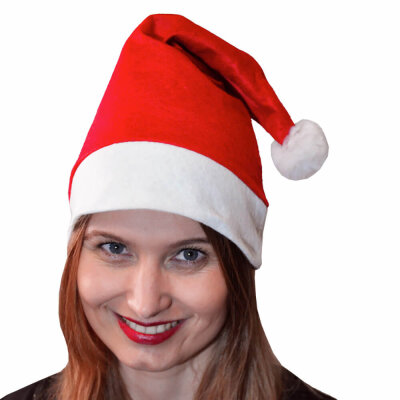 Weihnachtsmütze rot "klassisch" für...