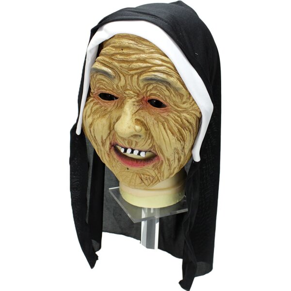Nonnen Maske als Mumie