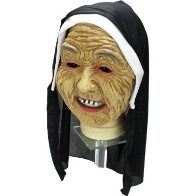 Maske als Nonnen-Mumie