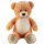 Teddybär 100 cm mit hellem Bauch