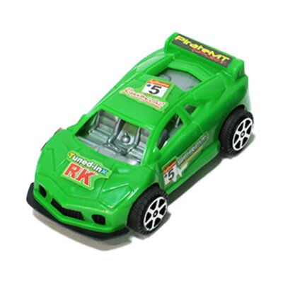 Rally Rennwagen Spielzeugauto 10x4 cm - grün